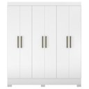 Ver imagem 6 de Guarda Roupa Casal 180cm 6 Portas Vanci D02 Branco - Mpozenato