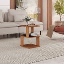 Ver imagem 1 de Mesa de Centro 1 Nicho 3 Prateleiras SPIN360 Marrom