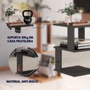 Ver imagem 5 de Mesa de Centro 1 Nicho 3 Prateleiras Spin360