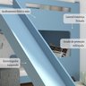 Beliche Infantil com Escorregador Lumi - 6