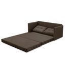 Ver imagem 2 de Sofá Cama 2 Lugares 1,50m Laila Suede Marrom Adonai Estofados