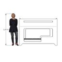 Ver imagem 5 de Beliche Infantil em MDF 140cmx195cm Lumi