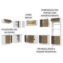 Ver imagem 5 de Armário de Cozinha Completa de Canto 499cm Branco/Rustic Stella Madesa 03