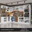Ver imagem 6 de Armário de Cozinha Completa de Canto 499cm Branco/Rustic Stella Madesa 03