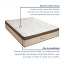 Ver mais imagens de Colchão Casal Toronto 32CMX138CMX188CM Paropas By Ecosono Bege