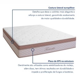Colchão Casal Toronto 32cmx138cmx188cm - 7