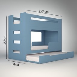 Treliche Infantil em MDF 153cmx195cm Lumi - 3