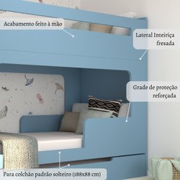 Treliche Infantil em MDF 153cmx195cm Lumi - 6