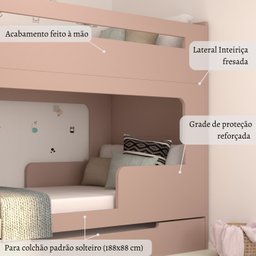 Treliche Infantil em MDF 153cmx195cm Lumi - 6