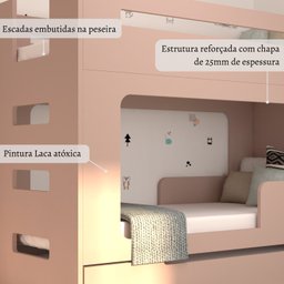 Treliche Infantil em MDF 153cmx195cm Lumi - 7