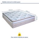 Ver imagem 4 de Colchão Queen Amsterdã 36CMX158CMX198CM Paropas By Ecosono Branco