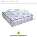 Ver imagem 4 de Colchão King Amsterdã 36CMX193CMX203CM Paropas By Ecosono Branco