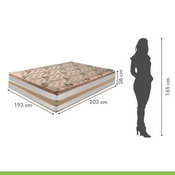 Colchão King Amsterdã 36cmx193cmx203cm - 6