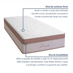 Colchão Solteiro Toronto 32cmx88cmx188cm - 9