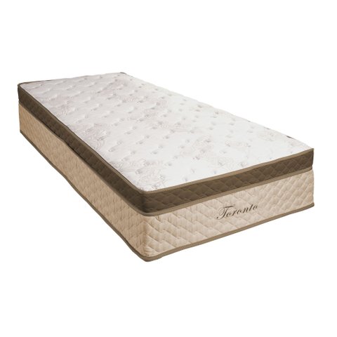 Colchão Solteiro Toronto 32CMX88CMX188CM Paropas By Ecosono Bege