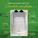 Ver imagem 5 de Banheira Dupla Olinda 2027 Combate com Hidro em Acrílico - 1.40x1.20x0.40 - 127V