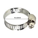 Ver imagem 2 de Abraçadeira de Metal Rosca sem Fim 3/4" Polegada 13 - 19mm Reforçada | Kaztec