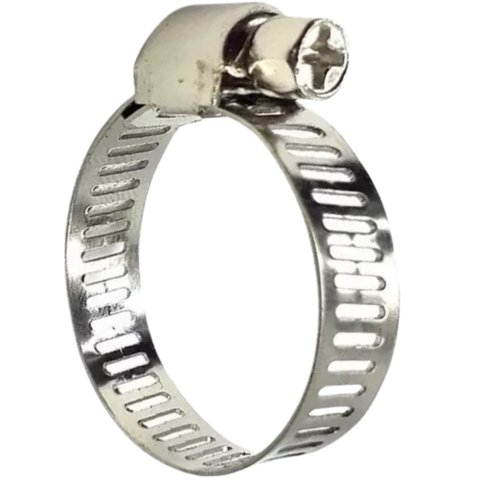 Abraçadeira de Metal Rosca sem Fim 3/4" Polegada 13 - 19mm Reforçada | Kaztec