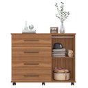 Ver imagem 4 de Cômoda Flora 4 Gavetas Amendola Touch - Demóbile