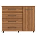 Ver imagem 1 de Cômoda Flora 4 Gavetas Amendola Touch - Demóbile