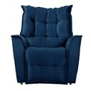 Ver imagem 5 de Poltrona da Mamãe Reclinável Carinho Veludo Speciale Home Azul