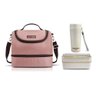 Bolsa Térmica + Marmita + Copo Lancheira Fitness Viagem Dots - 1