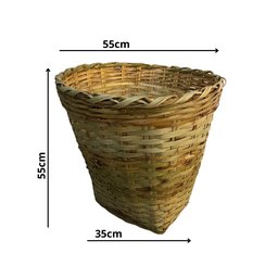 Cesto de Bambu - Balaio 55cm Diâmetro Nc Caieiras - 2