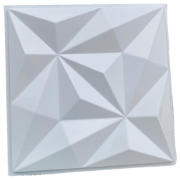 Forma 3d Criselda 50x50cm ABS 2mm Molde para cimento/gesso/concreto IN647 - 2
