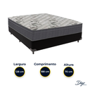 Ver imagem 3 de Cama Box Viúvo Preto e Colchão Airtech 100 D33 Ortobom