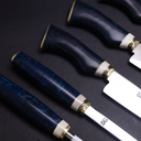 Ver imagem 3 de Cepo Churrasqueiro com Cabos em Resina e Detalhes em Chifre de Cervo.