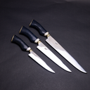 Ver imagem 5 de Cepo Churrasqueiro com Cabos em Resina e Detalhes em Chifre de Cervo.