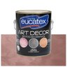 Tinta Art Decor Efeitos Decorativos Cimento Queimado Perolizado 3,7kg Rosé Gold Eucatex - 1