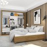 Quarto Completo de Casal com Closet Clarice 4 Gavetas e Cama Paula Carioca Móveis - 2
