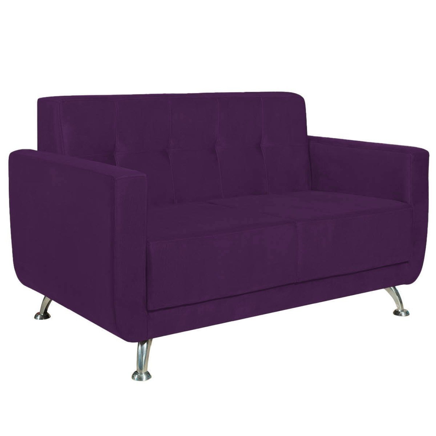 Sofá 2 Lugares 148cm Lille Suede Estofados - 4