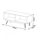 Ver imagem 7 de Rack Classic Ad 1.4 Off White com Freijó - Imcal Móveis