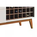Ver imagem 4 de Rack Classic Ad 1.4 Off White com Freijó - Imcal Móveis