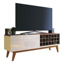 Ver imagem 1 de Rack Classic Ad 1.4 Off White com Freijó - Imcal Móveis