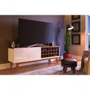 Ver imagem 5 de Rack Classic Ad 1.4 Off White com Freijó - Imcal Móveis