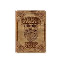 Ver imagem 1 de Placa Decorativa Barbearia Clássica Madeira MDF Tam A4 BR15