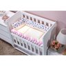 Kit Mini Berço Trança Menina Rosa 100% Algodão 8 Peças Duda - 4