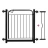 Grade Portão Portãozinho Proteção Pet 69 a 84 Cm Preto com Prolongador Incluso e - 1