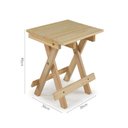 Ver imagem 6 de Conjunto Mesa Dobrável e 2 Banquetas Bege