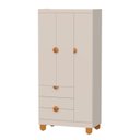 Ver imagem 3 de Guarda-Roupa 3 Portas para Quarto de Bebê 100% MDF Apolo