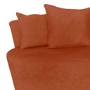Ver imagem 7 de Namoradeira Sofá 2 Lugares Yara Orgânica Veludo Terracota
