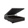 Cama Báu Box Base Blindado Casal Sintético Marrom - 3