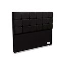 Ver imagem 1 de Cabeceira Cama Box Estofada Piave Veluto Casal - Suede Preto - Ortobom
