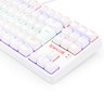 Teclado Mecânico Gamer Redragon Daksa Lunar White Iluminação Rainbow Switch Azul K576W-R - 7