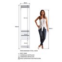 Ver imagem 4 de Módulo para Closet com Gavetas e Cabideiro 183x45x40cm Branco