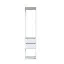 Ver imagem 3 de Módulo para Closet com Gavetas e Cabideiro 183x45x40cm Branco