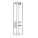 Ver imagem 2 de Módulo para Closet com Gavetas e Cabideiro 183x45x40cm Branco